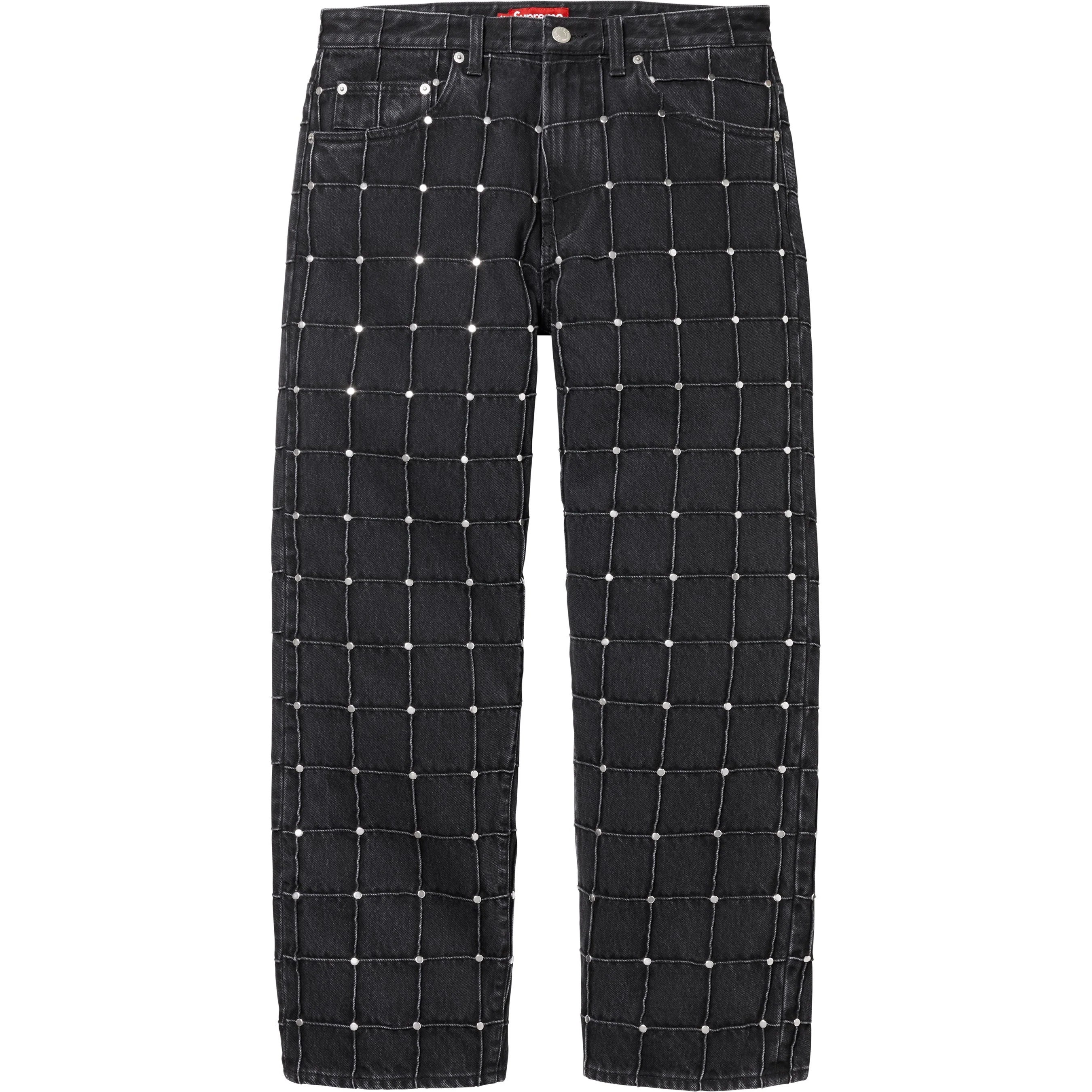 Studded Seam Loose Fit Jean view 3